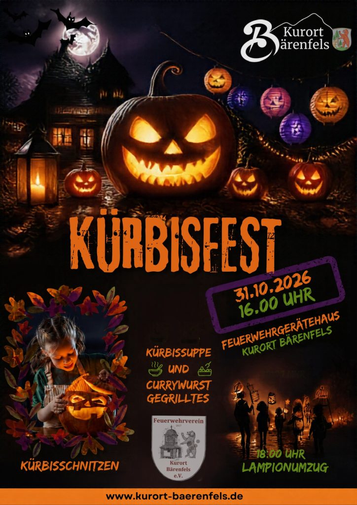 Kürbisfest Kurort Bärenfels 2026